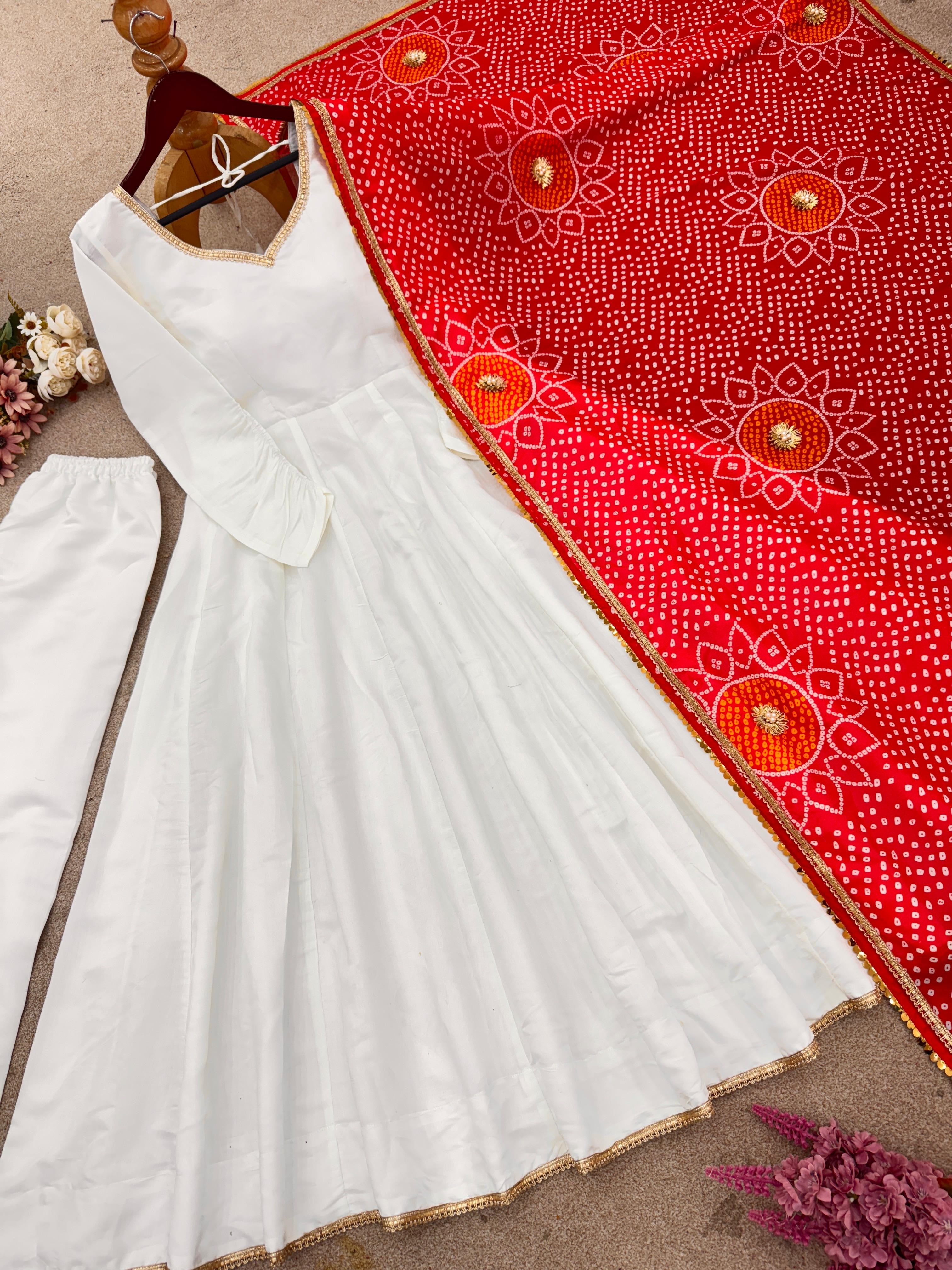 Roman Silk Anarkali Suit Set