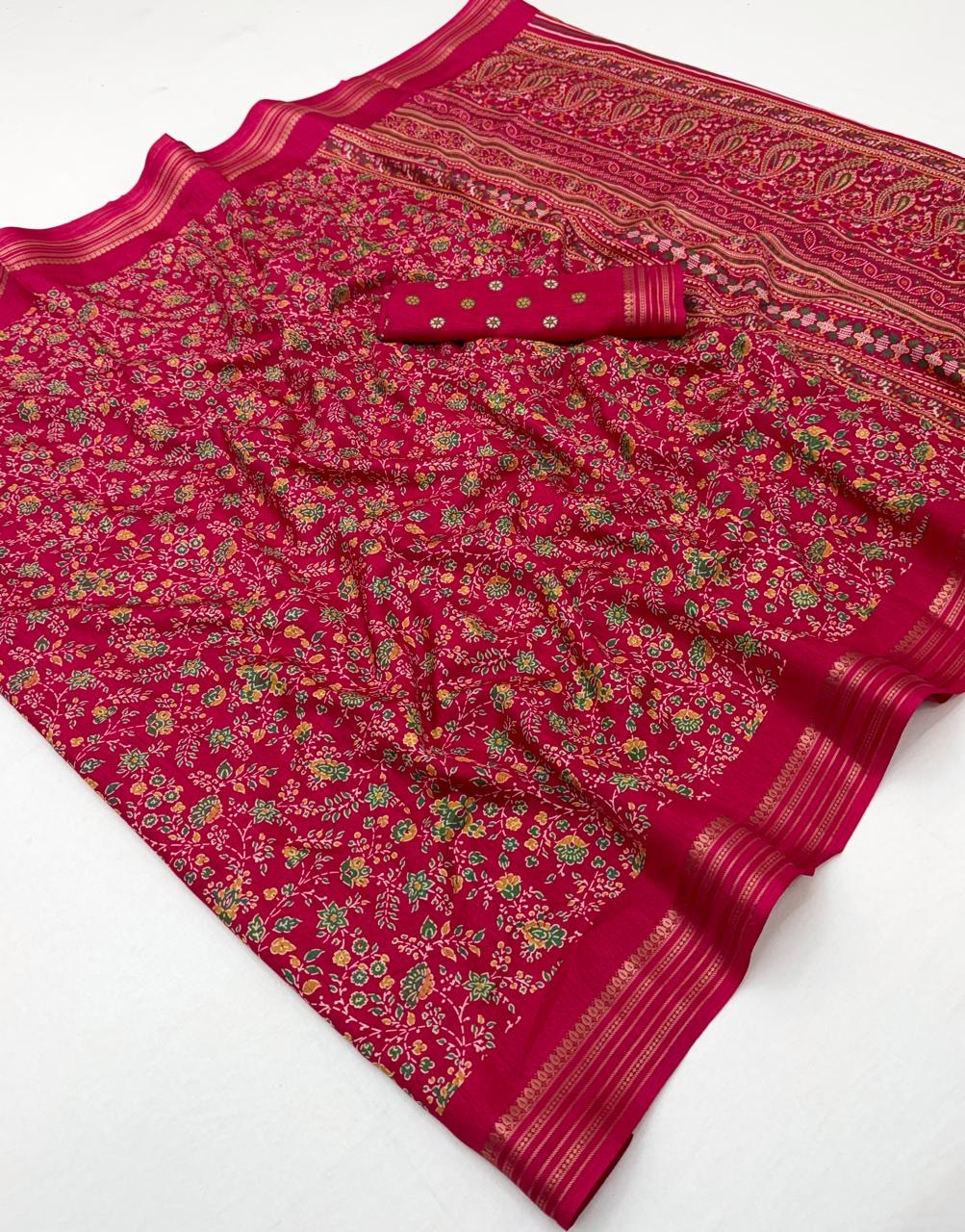 ✨ Royal Rani Pink Soft Dola Saree | Elegant Festive Collection ✨