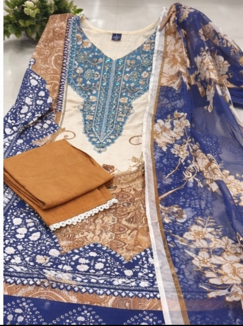 Berry Silk Hand Mirror Work Suit Set