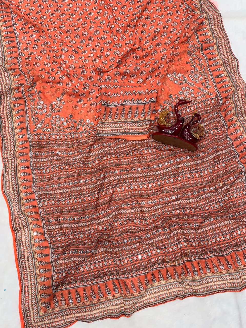 Noor-e-Mirror Fox Georgette Saree