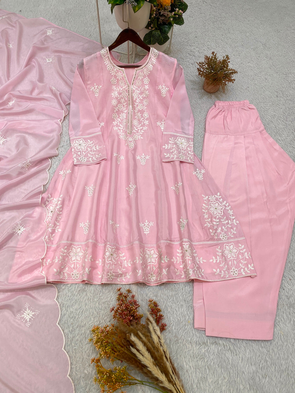 Noor-E-Nazam Sequence Embroidered Salwar Suit