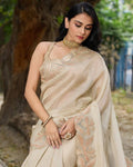Premium Sindhur Organza Silk Saree✨