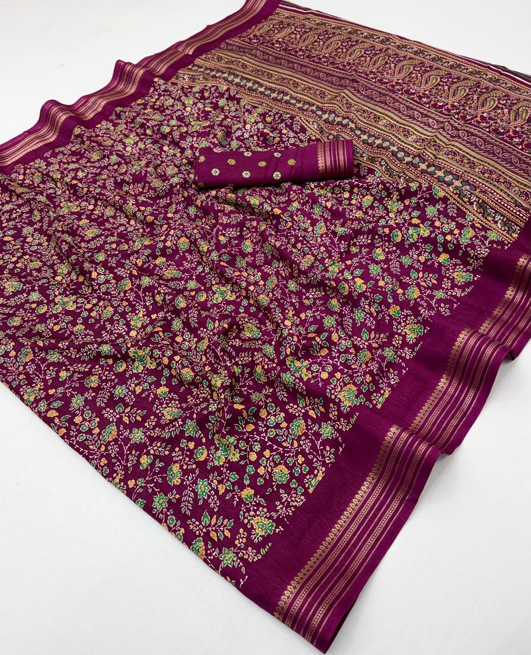✨ Royal Rani Pink Soft Dola Saree | Elegant Festive Collection ✨