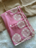 🌸Noor-e-Gulaab Organza Saree 🌸